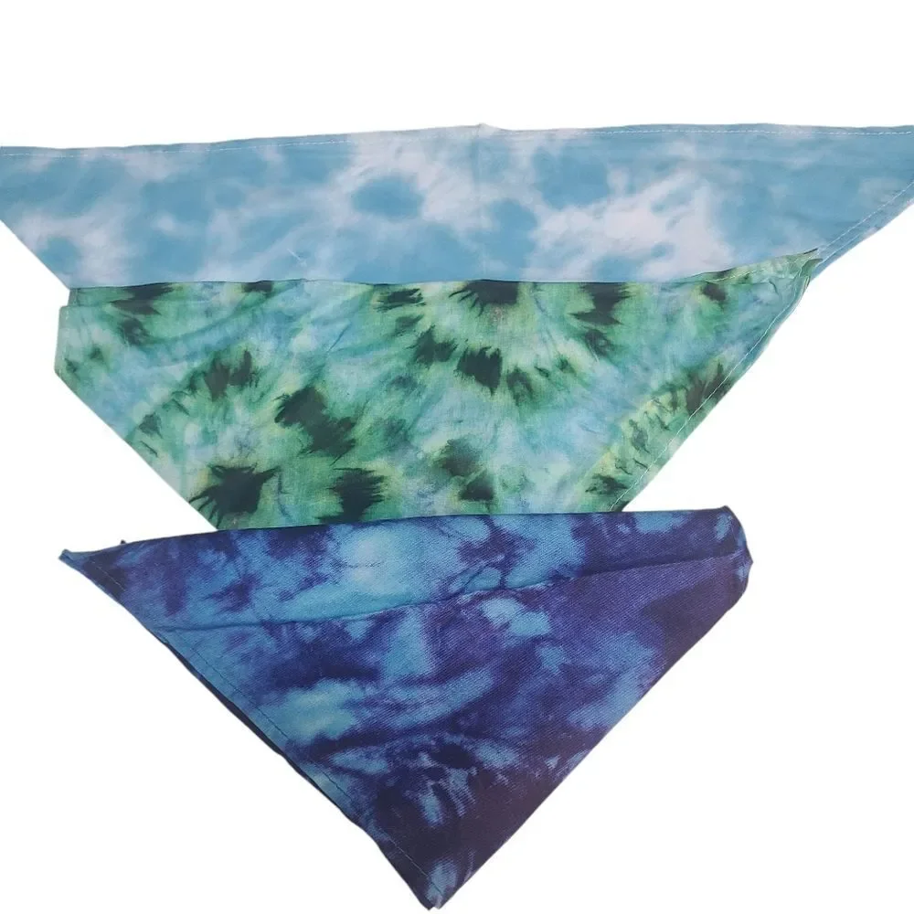 Doggie Tie-Dye Bandanas Set‎ of 3 